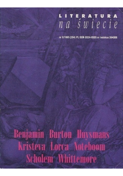 Literatura na świecie Nr 3 / 95