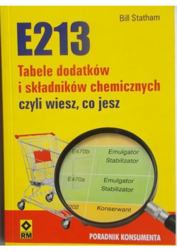 E213. Tabele dodatków i składników chemicznych czyli wiesz co jesz