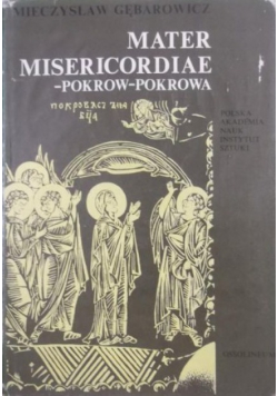 Mater Misericordiae pokrow pokrowa