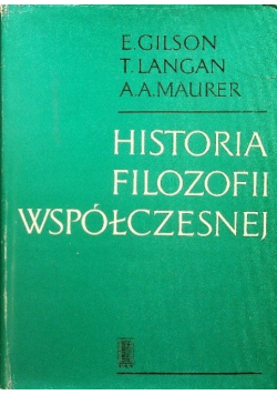 Historia filozofii współczesnej
