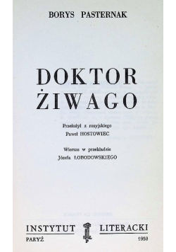 Doktor Żiwago