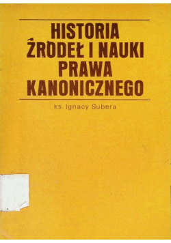 Historia źródeł i nauki prawa kanonicznego