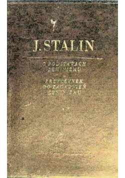O podstawach Leninizmu 1949 r.