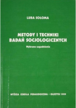 Metody i techniki badań socjologicznych