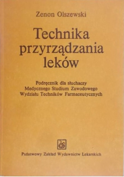 Technika przyrządzania leków