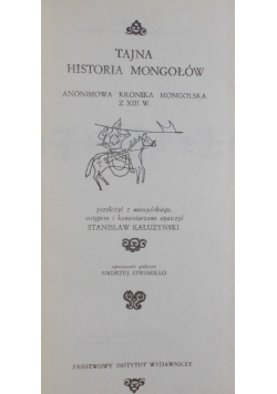 Tajna Historia Mongołów