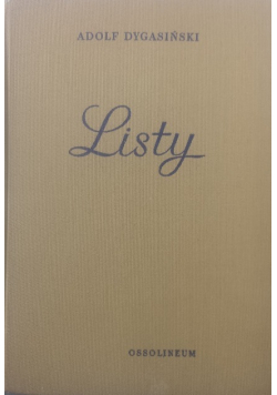 Dygasiński Listy
