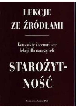 Lekcje Ze Źródłami Starożytność