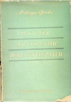 Wybór artykułów publicystycznych 1950 r.