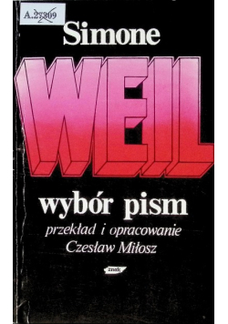 Weil Wybór pism