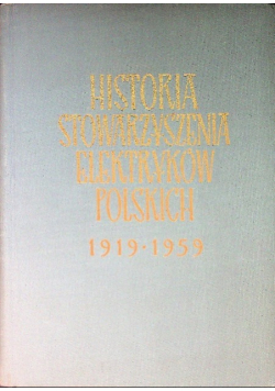 Historia stowarzyszenia elektryków polskich
