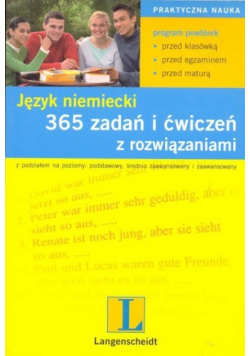Język niemiecki 365 zadań i ćwiczeń z rozwiązywaniami