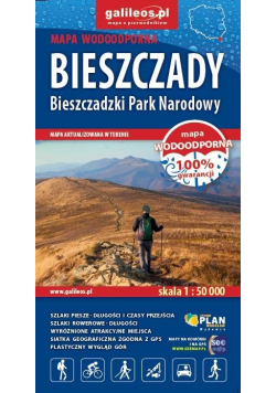 Mapa tur. - Bieszczady - Bieszczadzki Park...