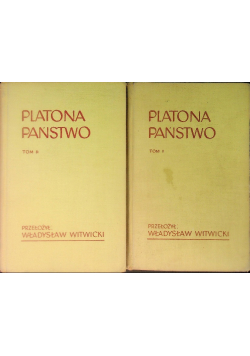 Państwo Tom 1 i 2