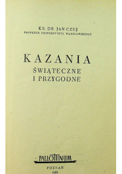 Kazania świąteczne i przygodne