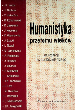 Humanistyka przełomu wieków