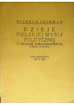 Dzieje polskiej myśli politycznej