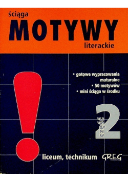 Ściąga Motywy literackie Część 2