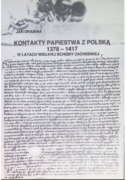 Kontakty papiestwa z Polską 1378 -  1417