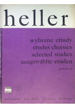 Wybrane etiudy op 45 46 47 na fortepian