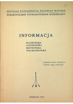 Informacja radiestezja geotronika biotronika psychotronika