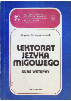 Lektorat języka migowego