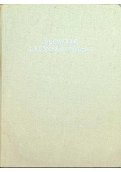 Słownik Łacińsko Polski