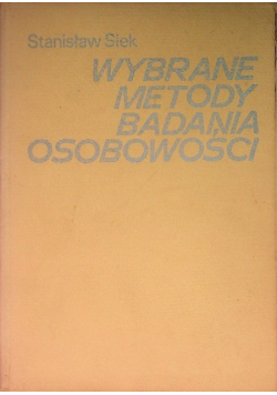Wybrane metody badania osobowości
