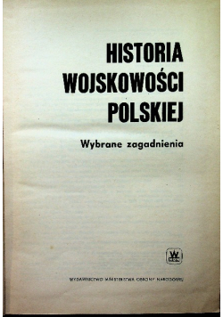 Historia wojskowości polskiej