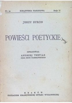 Powieści poetyckie, 1924 r.