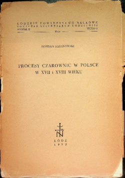 Procesy czarownic w Polsce w XVII i XVIII wieku