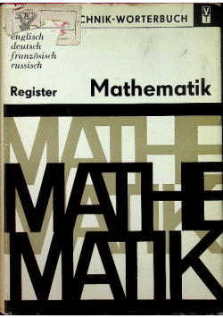 Mathematik Register