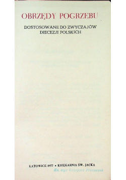 Obrzędy pogrzebu