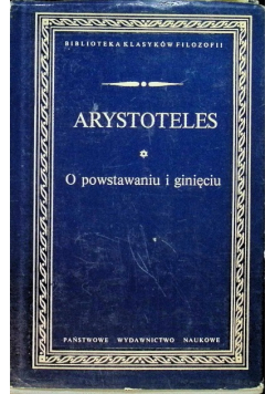 O powstaniu i ginięciu
