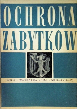 Ochrona zabytków Rok 4 Nr 3 - 4 / 51