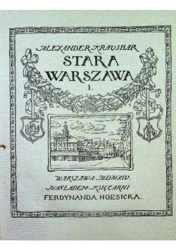 Stara warszawa 1914 r.