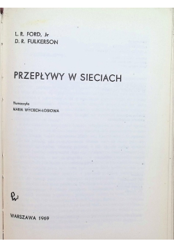 Przepływy w sieciach