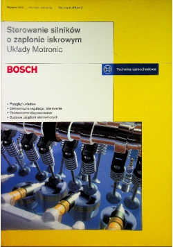 Bosch. Sterowanie silników o zapłonie iskrowym