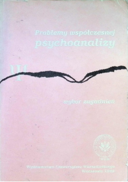 Problemy współczesnej psychoanalizy