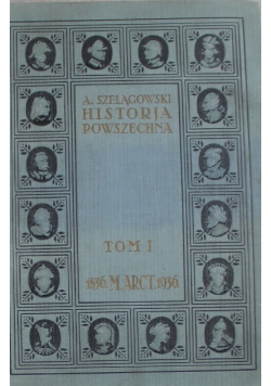 Historja powszechna  Tom I 1936 r.