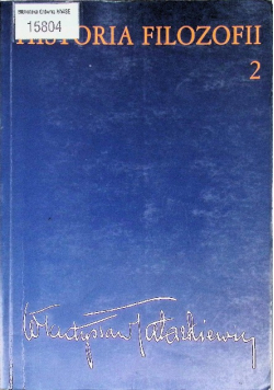 Historia filozofii Tom 2