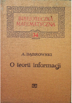 O teorii informacji