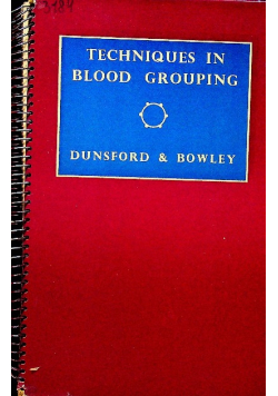 Techniques in blood grouping