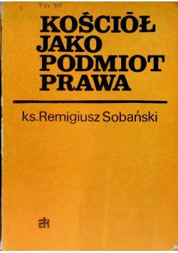 Sobański kościół jako podmiot prawa