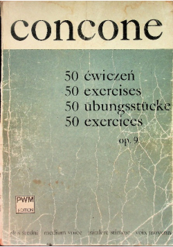 Concone 50 ćwiczeń