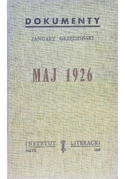 Maj 1926