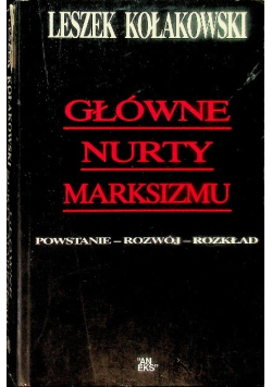 Główne nurty marksizmu