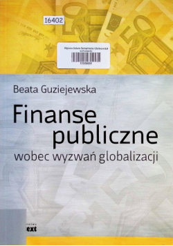 Finanse publiczne wobec wyzwań globalizacji