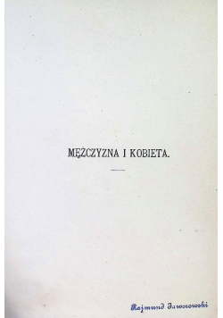 Mężczyzna i kobieta 1897 r.