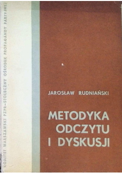 Metodyka odczytu i dyskusji